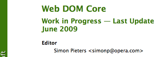 Web DOM Core.