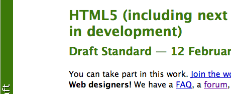 HTML5, 